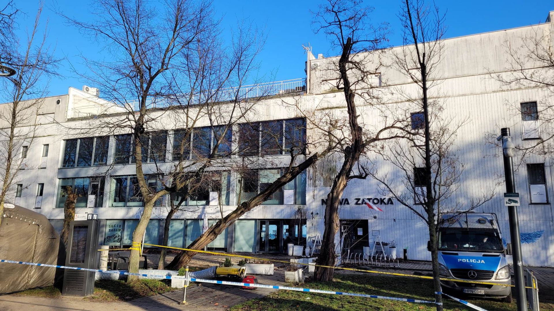 Teren przy dawnej Zatoce Sztuki w Sopocie jest badany przez służby