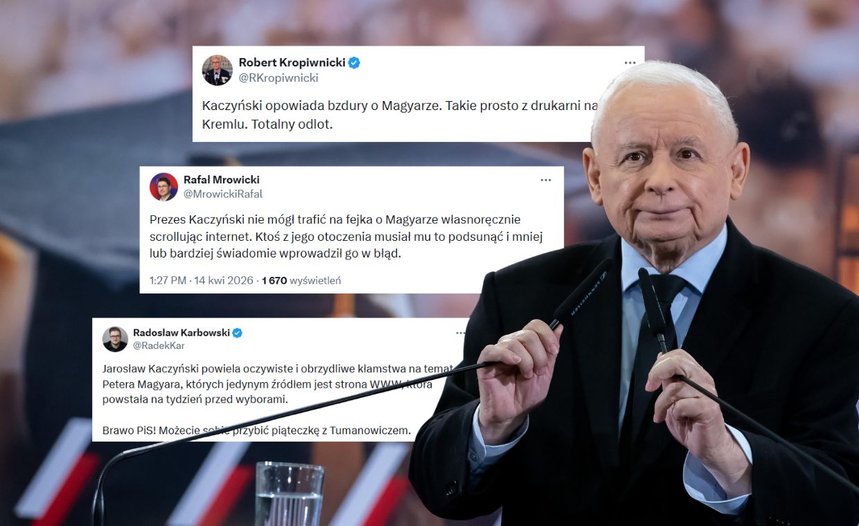 "Upadek standardów", "totalny odlot" i "chore bzdury". Kontrowersyjne słowa prezesa PiS