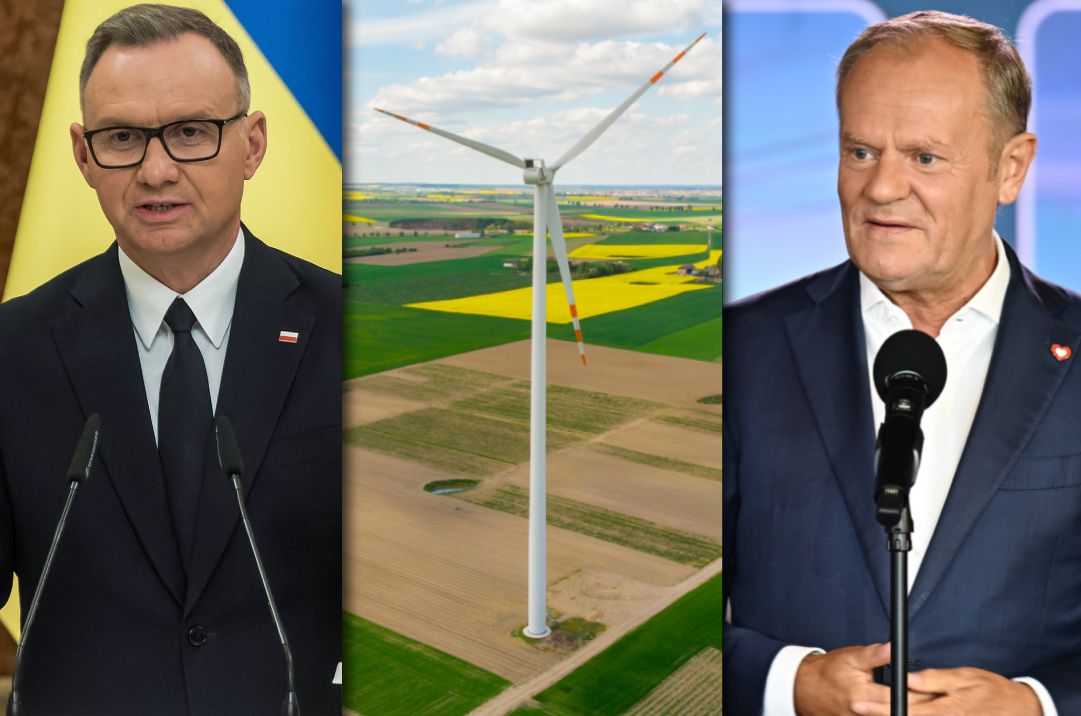 Tusk mówi, co usłyszał od prezydenta. "Wiatraki mu przeszkadzały"