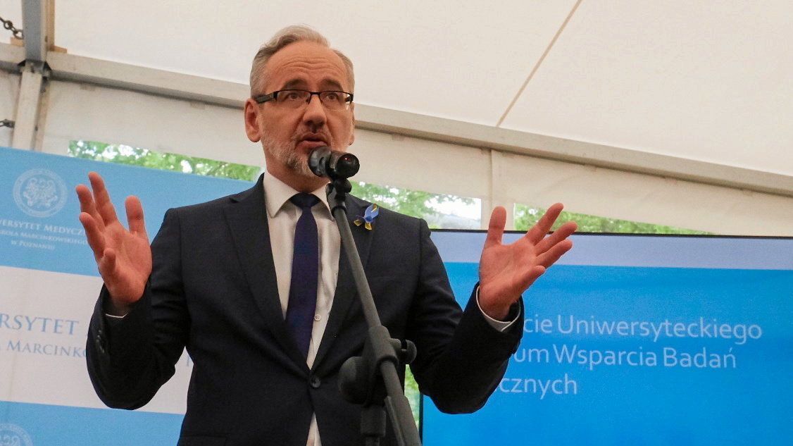 Minister zdrowia Adam Niedzielski