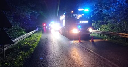 Auto pędziło drogą. Finał był tragiczny