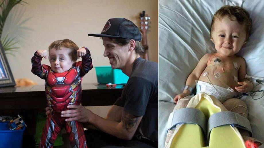 Kaden choruje na wrodzoną łamliwość kości