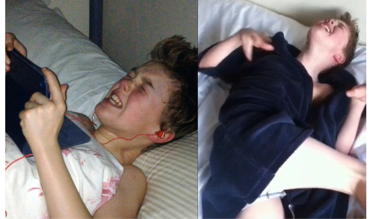 Cameron z objawami PANDAS