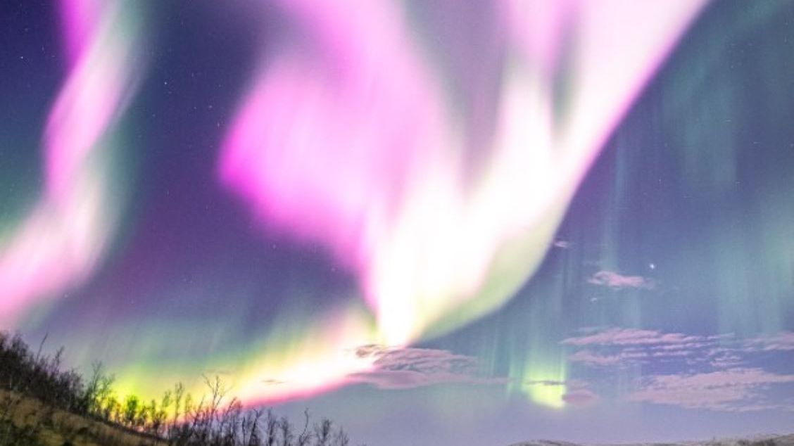 Piękne zjawisko pokazało się na norweskim niebie 