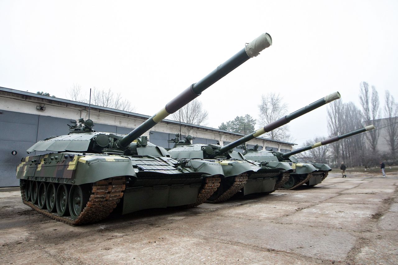 T-72 w Ukrainie; zdjęcie ilustracyjne