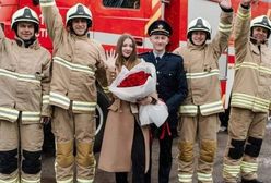 Tak oświadczył się strażak z Kijowa. Zdjęcia wzruszają do łez