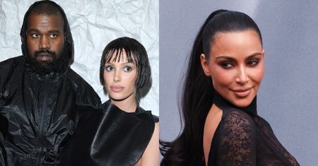 Kim Kardashian zapozowała w SAMYM futrze i rajstopach. Internauci zarzucają jej kopiowanie stylu obecnej żony Kanye Westa: "Kim Censori" (FOTO)