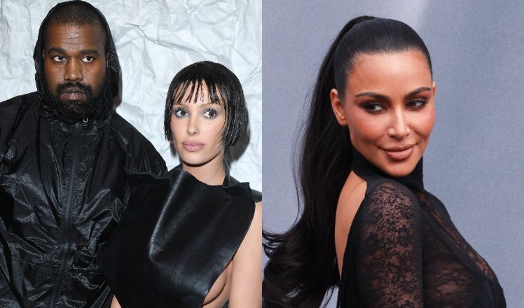 Kim Kardashian zapozowała w SAMYM futrze i rajstopach. Internauci zarzucają jej kopiowanie stylu obecnej żony Kanye Westa: "Kim Censori" (FOTO)
