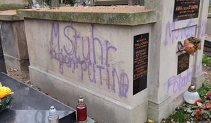 Zdewastowano grobowiec rodziny Stuhrów. "Jak to skomentować?"