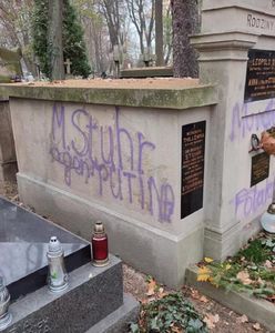 Zdewastowano grobowiec rodziny Stuhrów. "Jak to skomentować?"