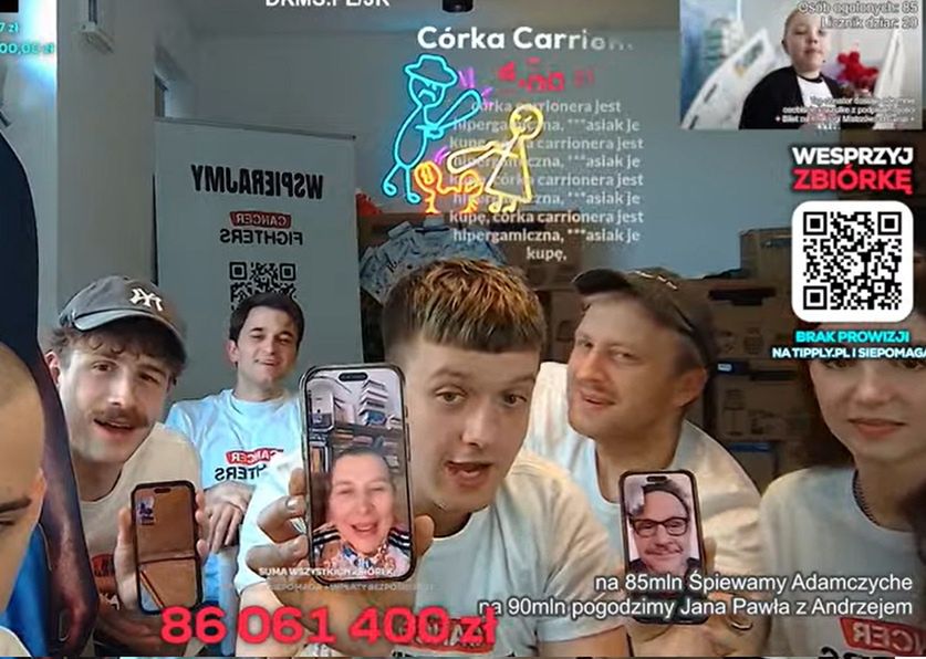 Bartłomiej Topa i Katarzyna Herman wsparli zbiórkę Łatwoganga 