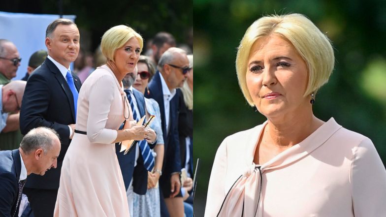 Agata Duda i Andrzej Duda na inauguracji Narodowego Czytania