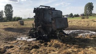 Konin: Dziesięć pożarów podczas żniw w powiecie. Strażacy apelują o ostrożność