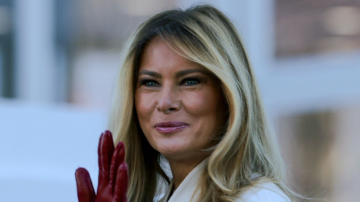 Melania Trump odebrała choinkę