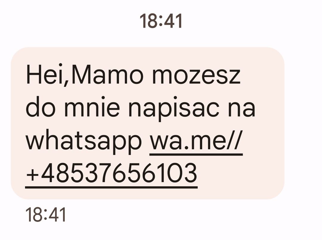 Fałszywy SMS