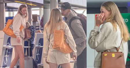Żona Bartosza Kurka ciągnie za sobą walizkę wartą 5500 zł. Poradziła też sobie z dźwiganiem torebki za ponad 100 TYSIĘCY ZŁOTYCH (ZDJĘCIA)