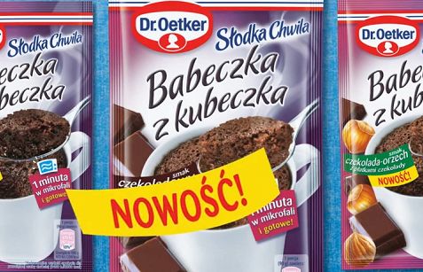 Dr. Oetker reklamuje Babeczkę z kubeczka (wideo)