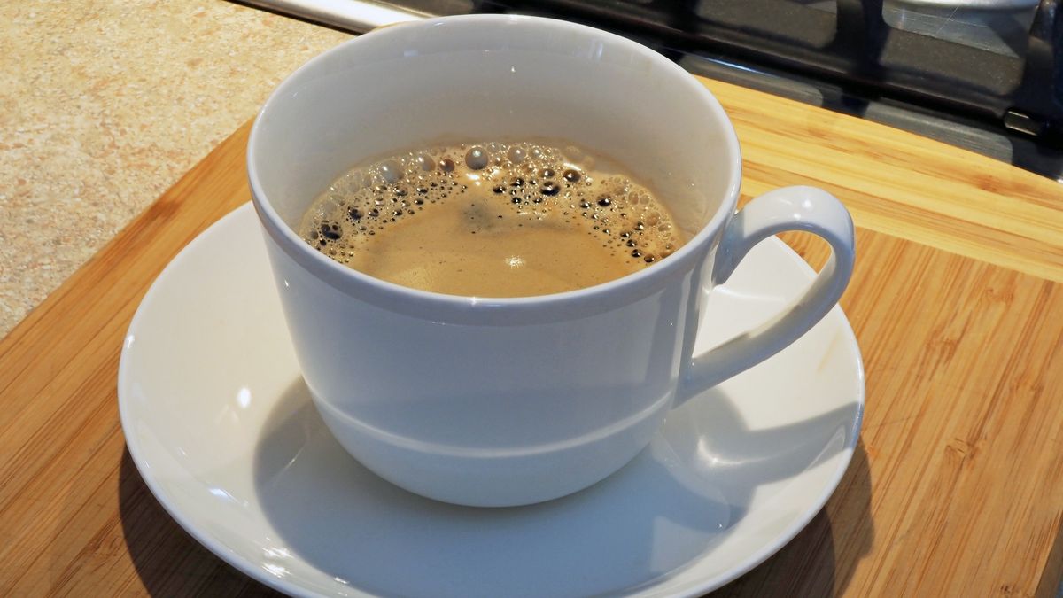 aromatic coffee in a white cup on the kitchen table
black coffee in a white cup on the kitchen counter
Janusz Lukomski-Prajzner