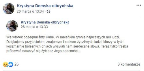 Daniel Olbrychski pożegnał wnuka