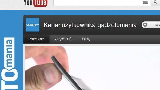 Zobacz wideorecenzje Gadżetomanii - odwiedź nasz kanał na YouTube! 1