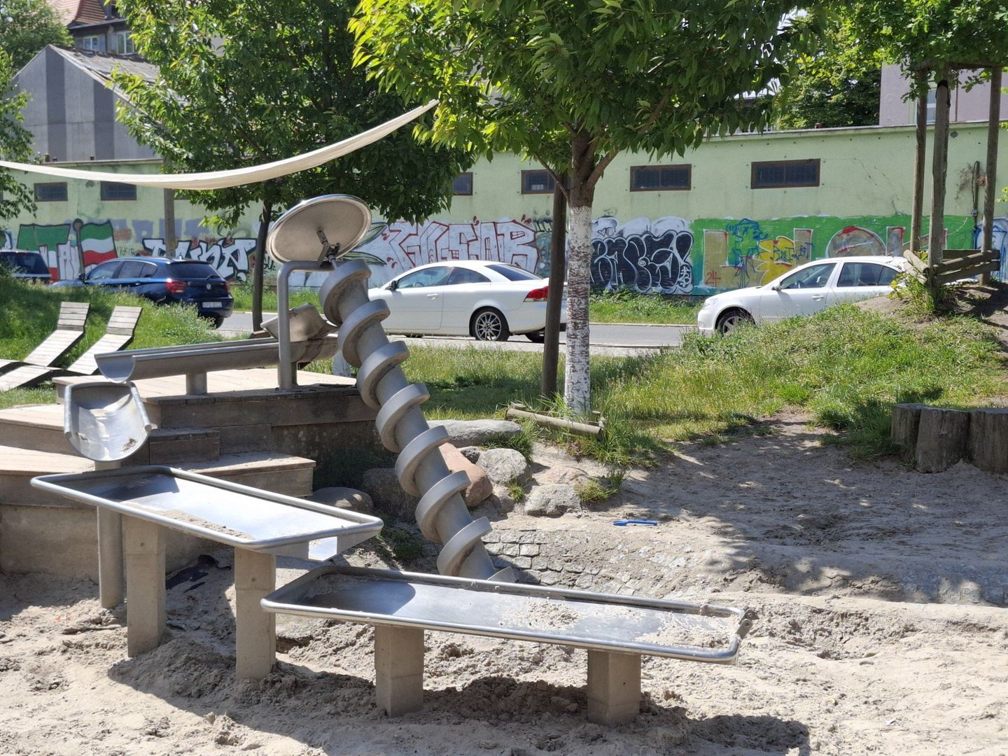 Wodny plac zabaw na Żabiej Ścieżce