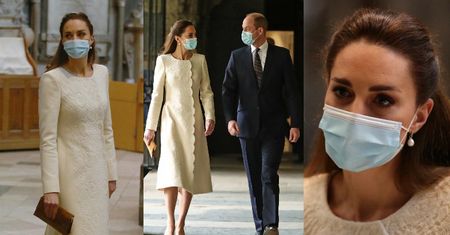 Kate Middleton i książę William oddają hołd ofiarom COVID-19 w katedrze, w której 10 lat wcześniej odbył się ich ślub (ZDJĘCIA)