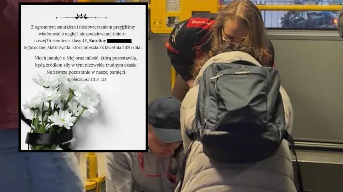 Zmarła uczennica, której pomocy udzielił kierowca autobusu
