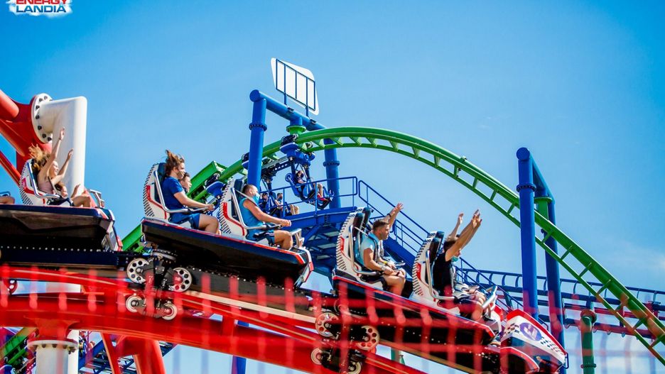 Jedna z atrakcji w parku rozrywki Energylandia