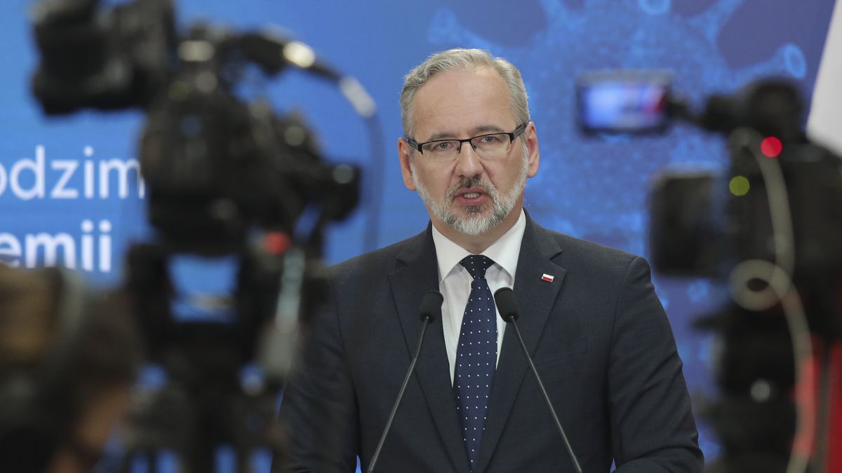 06.05.2022. Warszawa. Konferencja prasowa ministra zdrowia Adama Niedzielskiego, dotyczaca zniesienia stanu epidemii w Polsce. n/z Adam Niedzielski