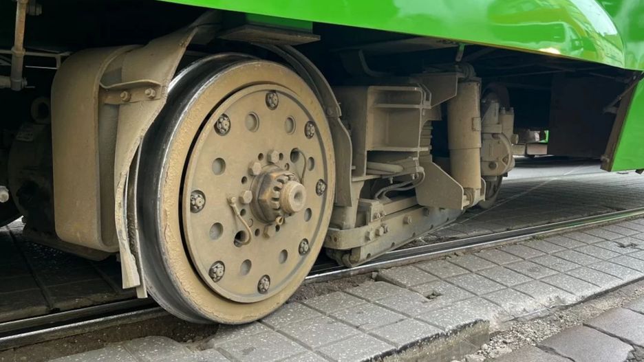 Wykolejenie tramwaju na pętli Ogrody.