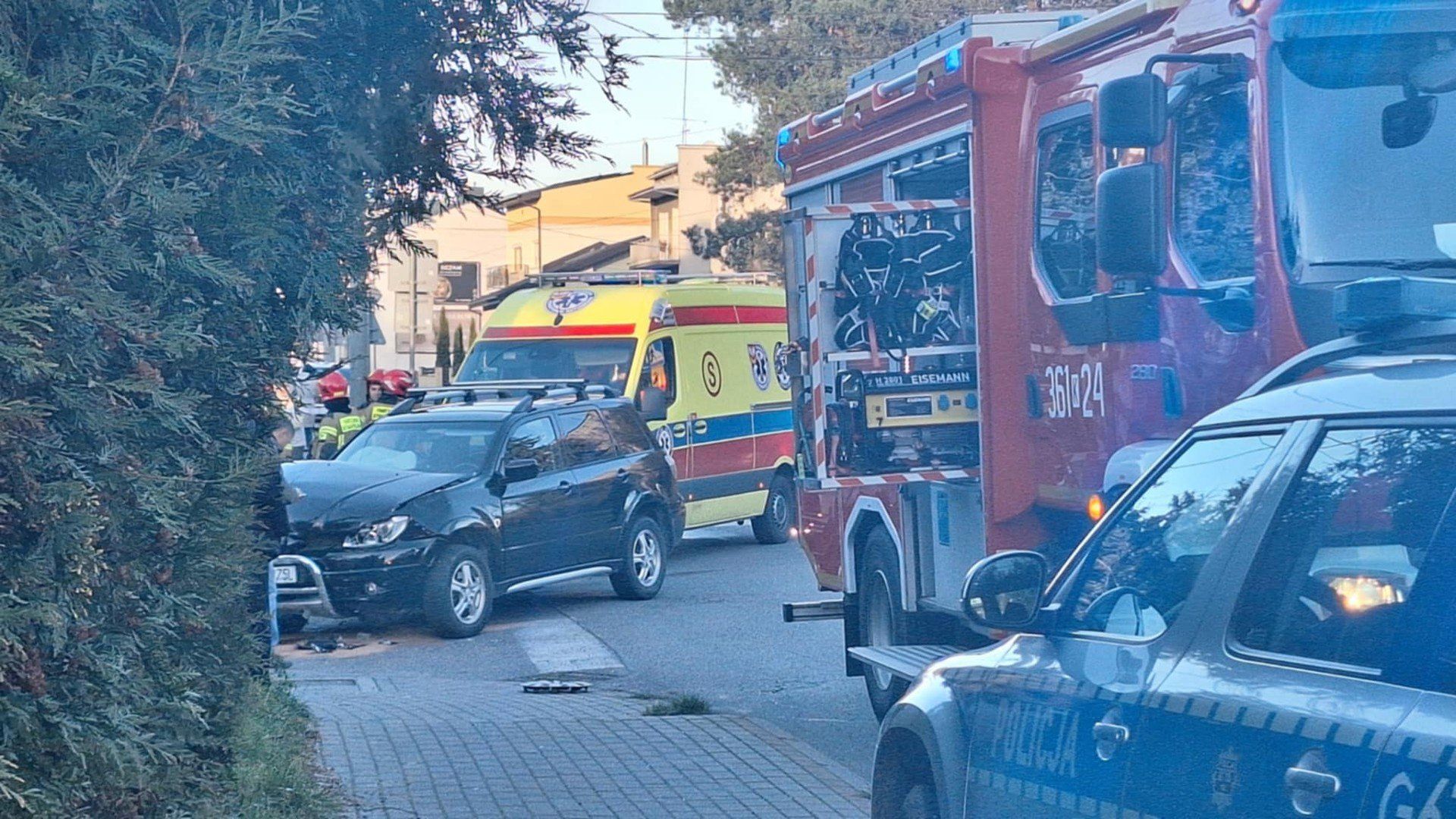 Do wypadku doszło na skrzyżowaniu ul. Kościuszki i Pułaskiego w Tarnowie