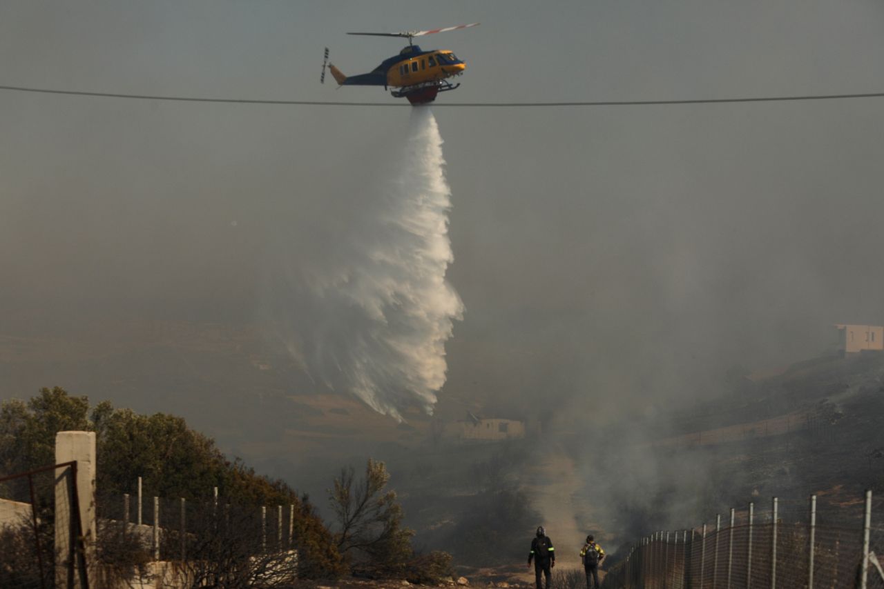 Grecja w ogniu. Ewakuowano cztery miejscowości