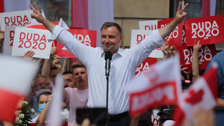 Wybory 2020. Andrzej Duda na wiecu wyborczym