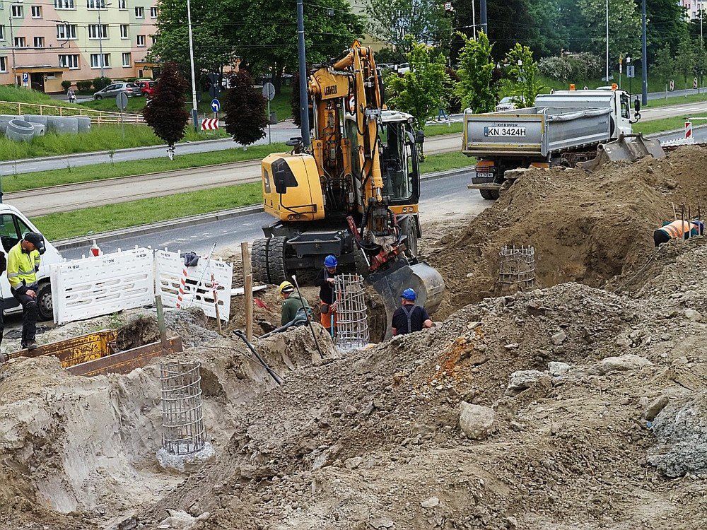 Budowa kładek na Retkini