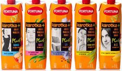 Fortuna Karotka Plus w opakowaniach od Czteryczwarte