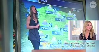Archiwalne nagranie: Kasia Tusk jako pogodynka
