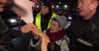 Manifestacja przed Sejmem: sędziowie gwałcą prawo