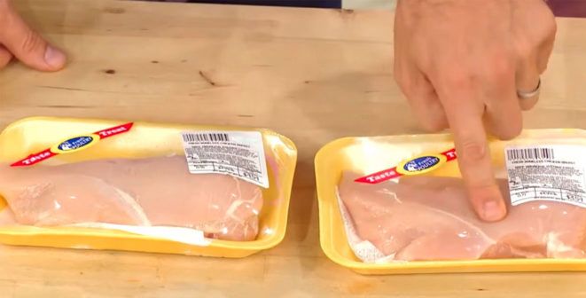 Test "na palec" pozwala ocenić swieżość zapakowanego mięsa. Robię go na każdych zakupach