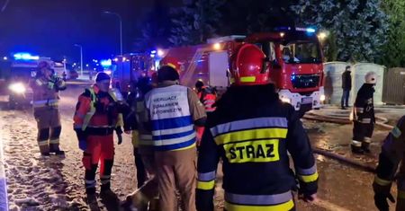 Pożar domu seniora na Mazowszu. Ewakuowano 70 osób