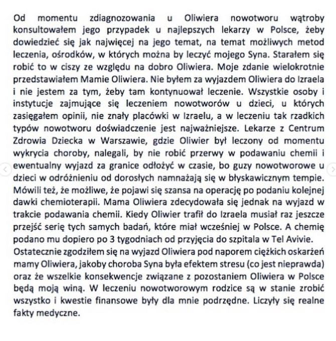 Jakub Rzeźniczak reaguje na zarzuty Magdy Stępień