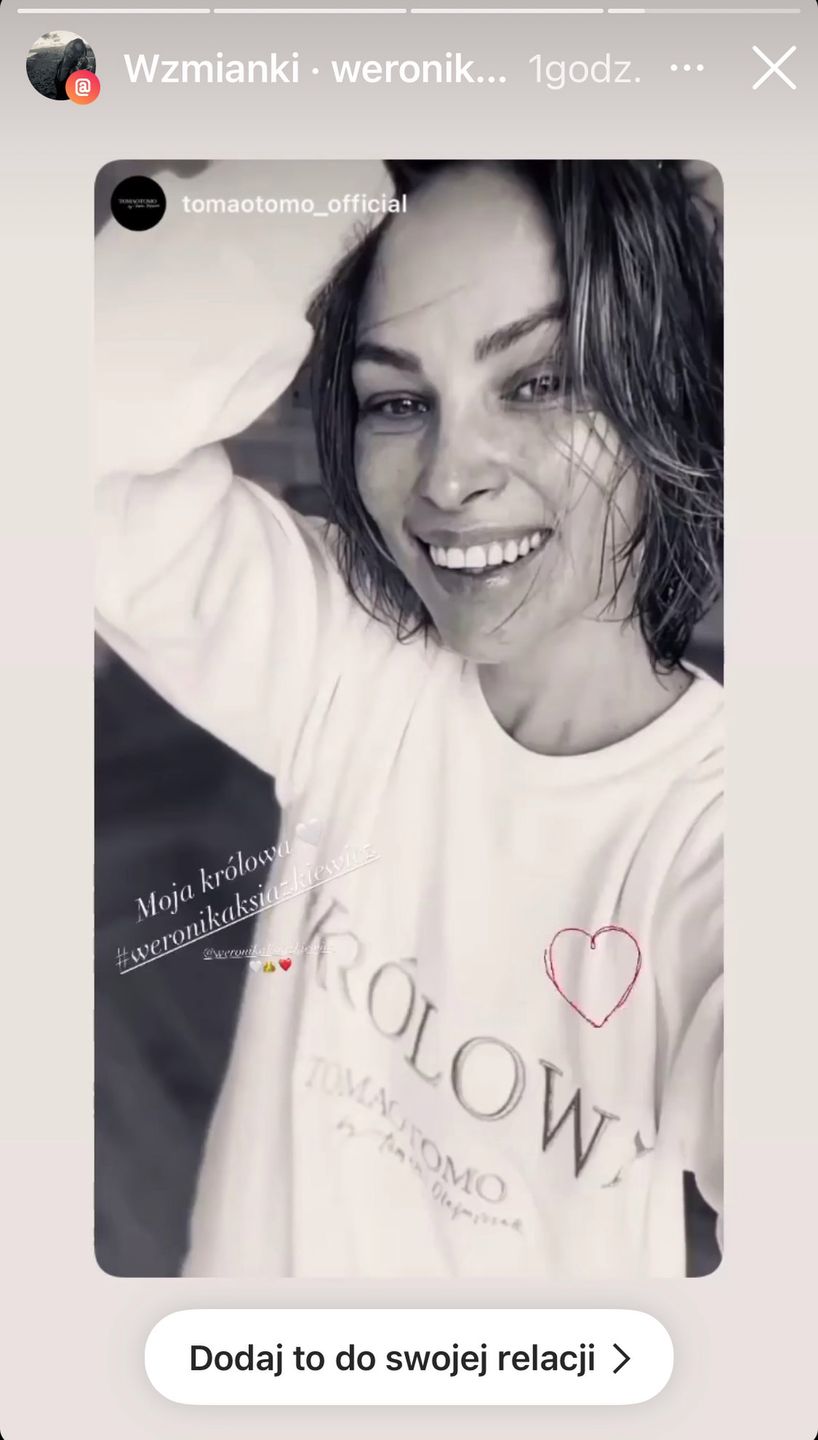 Weronika Książkiewicz - Gwiazdy w hitowej bluzie TOMAOTOMO