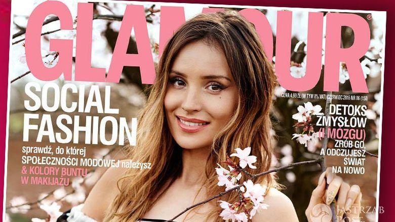 Marina Łuczenko na okładce "Glamour", czerwiec 2016 (fot. Mateusz Stankiewicz / Glamour)