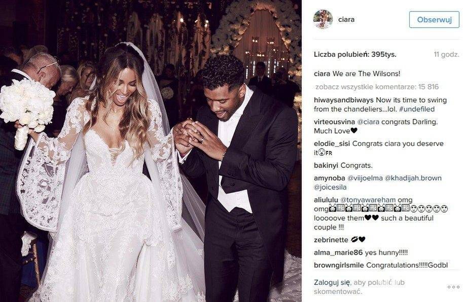 Ciara wyszła za mąż. Jej wybrankiem jest Russell Wilson