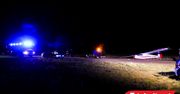 Wypadek na pilskim lotnisku