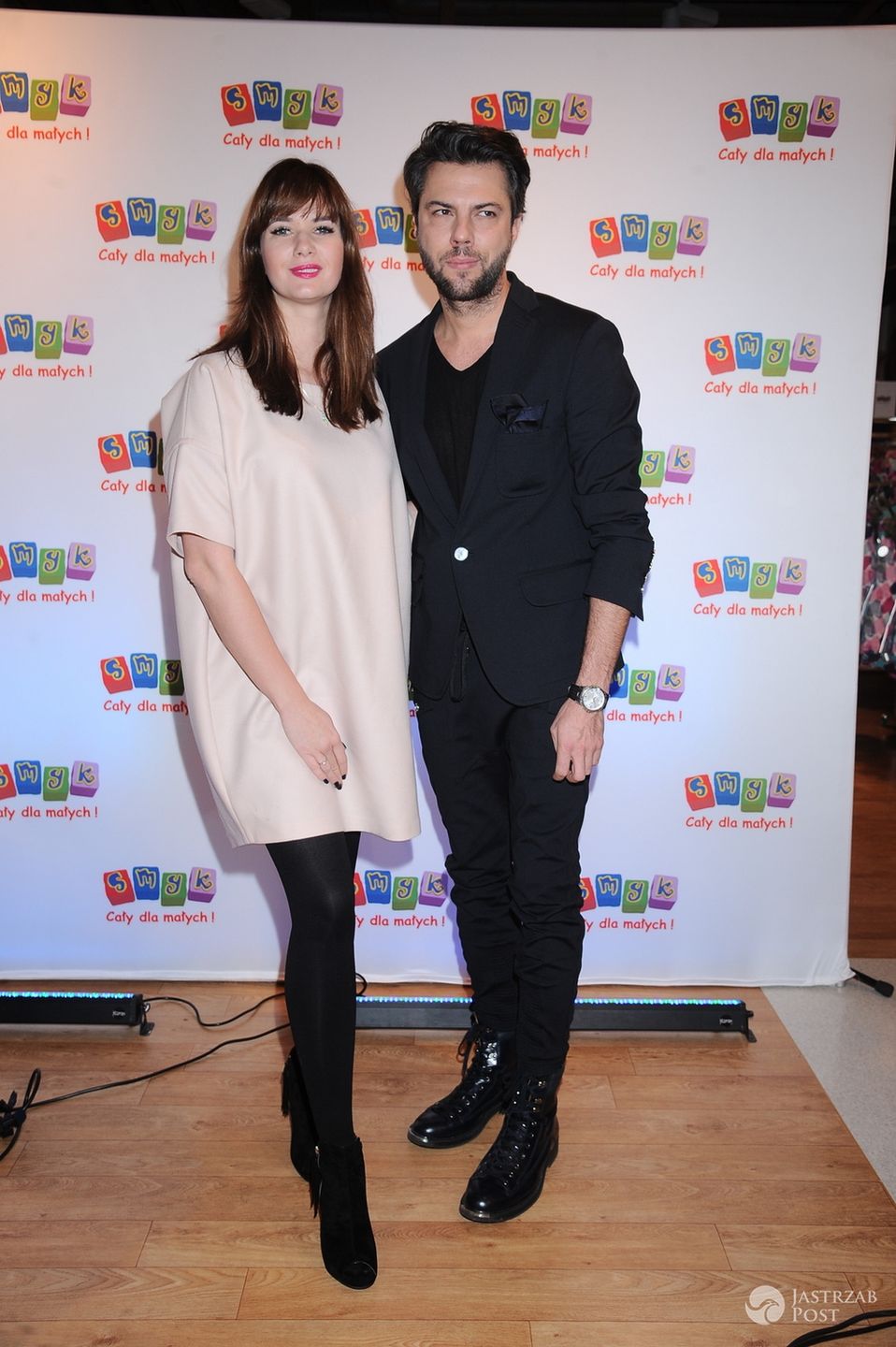 Karolina Malinowska i Olivier Janiak na imprezie Smyka