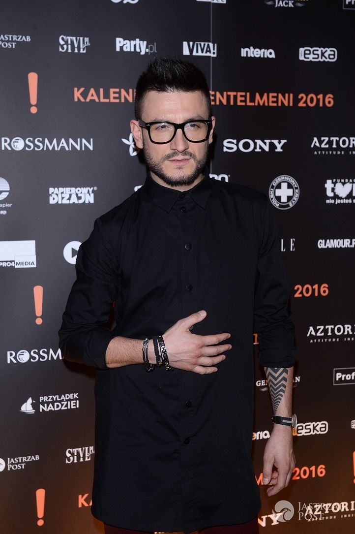 Michał Kwiatkowski na premierze Kalendarza Dżentelmeni 2016