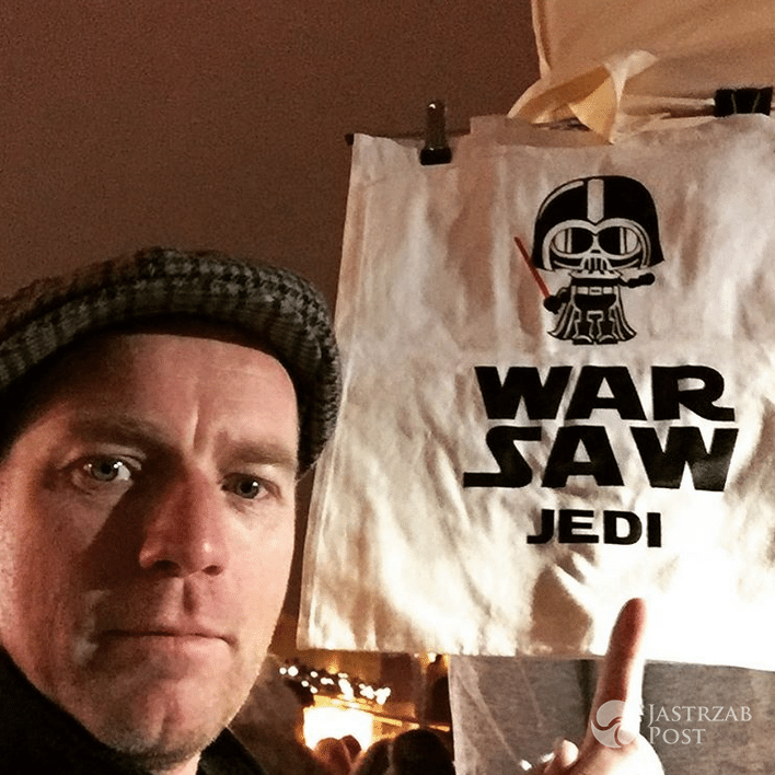 Ewan McGregor w Warszawie - Instagram