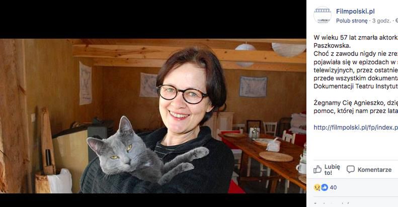 Agnieszka Paszkowska (aktorka M jak miłość) nie żyje
