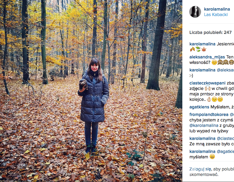 Karolina Malinowska z grzywką