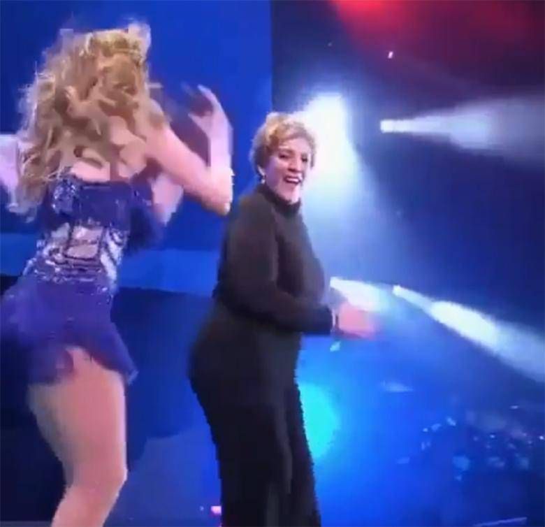 Mama Jennifer Lopez, Guadalupe Rodriguez, dała czadu na koncercie